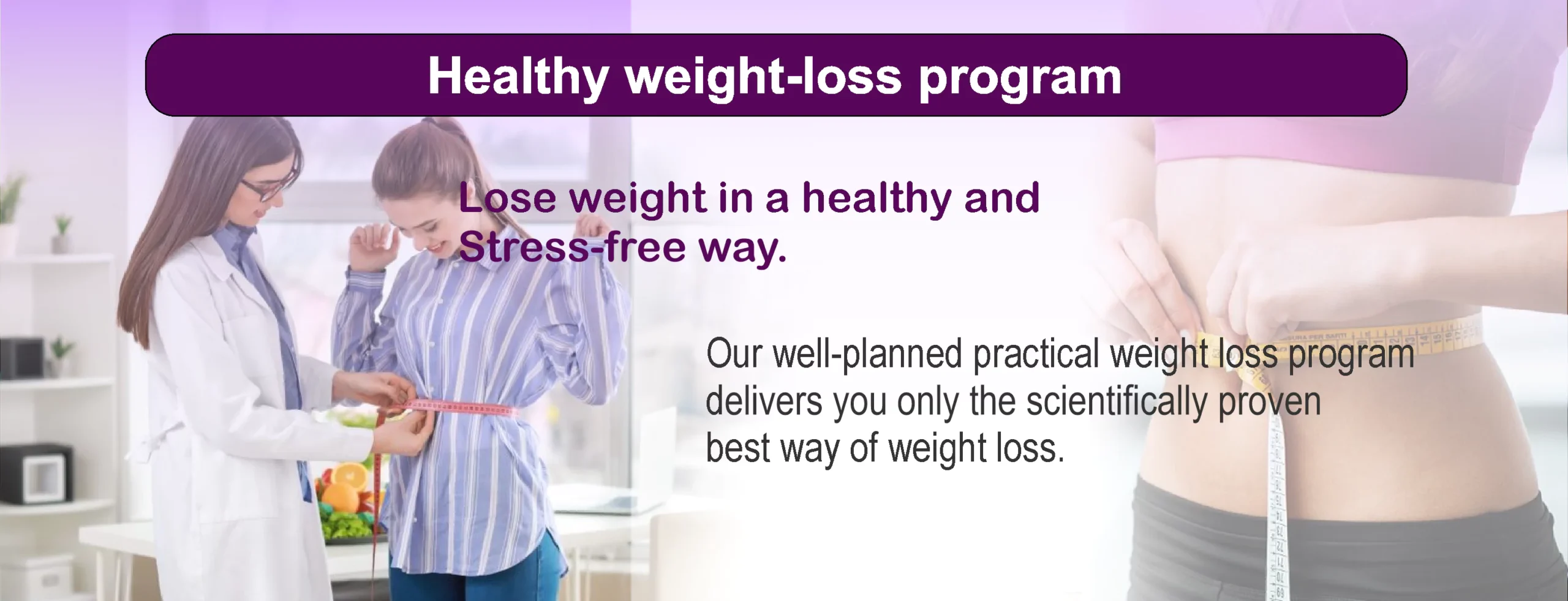 Healthy weight-loss program
